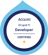 Certification Drupal developer